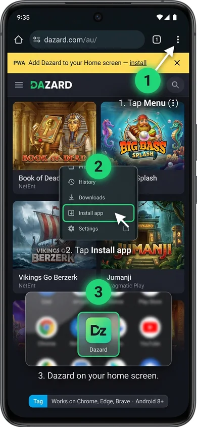 How to install Dazard on Android – Dazard