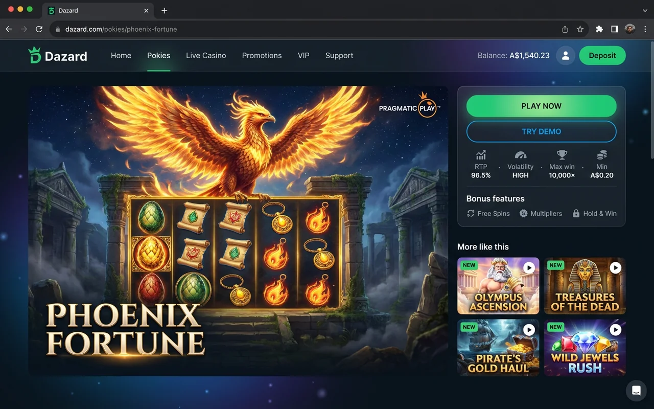 Pokie spotlight: a concrete example – Dazard